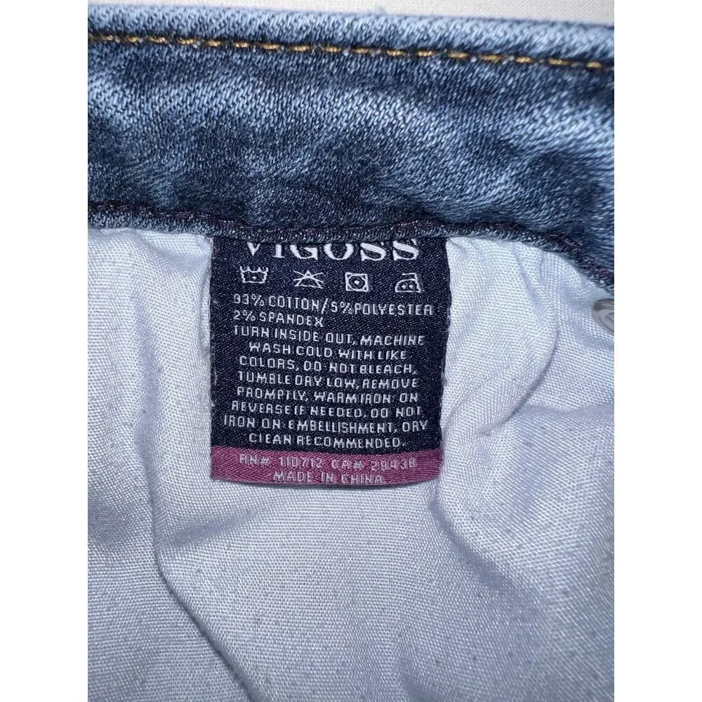 Vigoss Jeans Mens 31x29 Blue Jagger Skinny Classic Fit Stretch Denim Casual